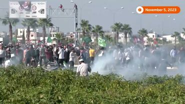 Pro-Palestinian crowds try to storm US base in Turkey