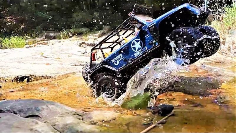 RC Car Traction Hobby Founder Jeep Creek Rock Trail Ride