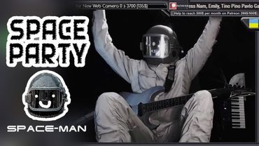 SPACE PARTY - Crazy astronaut guitarist (stream version)