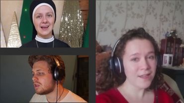 Рождественский музыкальный флешмоб