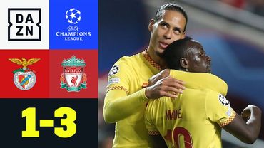 Reds legen Grundstein für Halbfinaleinzug: Benfica – Liverpool 1:3 | UEFA Champions League | DAZN