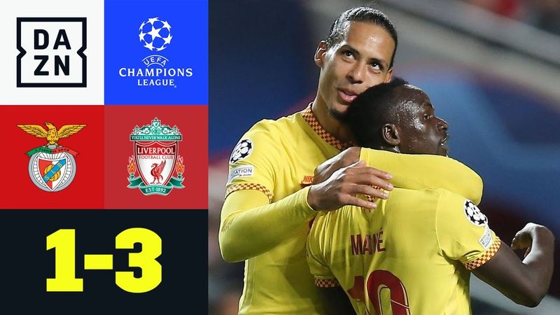 Reds legen Grundstein für Halbfinaleinzug: Benfica – Liverpool 1:3 | UEFA Champions League | DAZN