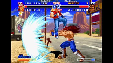 Real Bout Fatal Fury 2 (Fightcade): Match #10: Carls493 Vs. BlackIdeals (32 Matches)