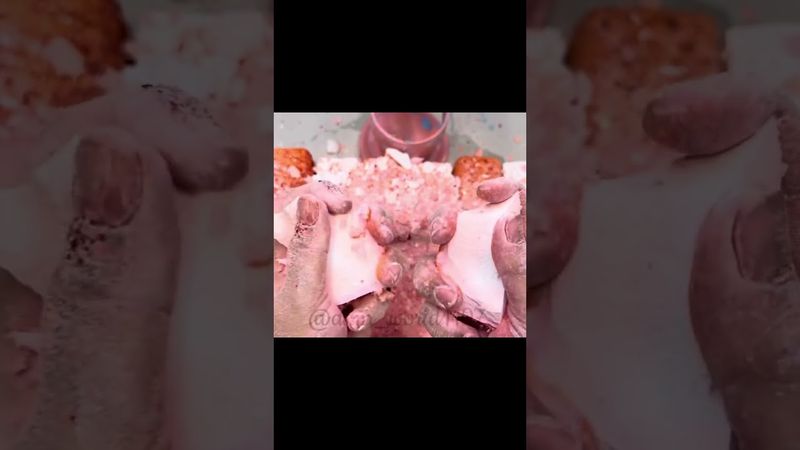 Red Pasted #relax #crunchycrumbles #oddlysatisfying #crushingtime #satisfying #soap #crunchy