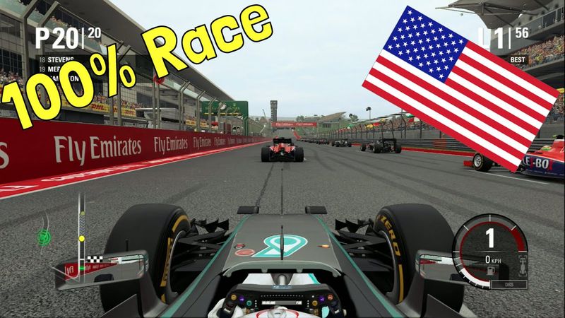 F1 2015 - 100% Race at Circuit of the Americas in Hamilton's Mercedes