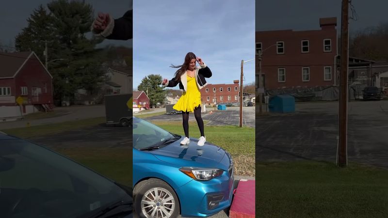 backflip from a car!