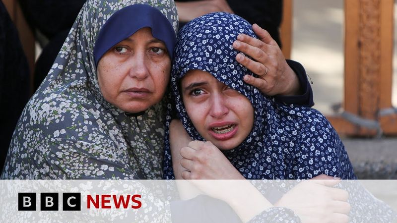 At least 27 Palestinians killed by Israeli fire waiting for aid, Gaza authorities say | BBC News
