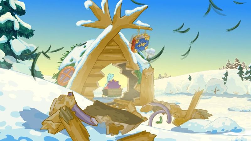 Все разрушения домика Лосяша (тизер румтура)