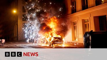 Two dead and hundreds arrested in France after PSG Champions League win | BBC News