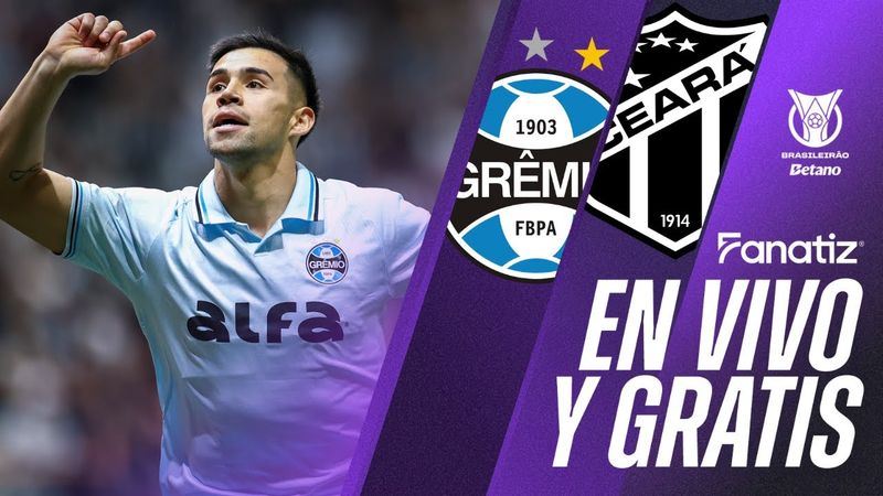 Gremio vs Ceará | PARTIDO EN VIVO Y GRATIS | Brasileirao 2025 📺