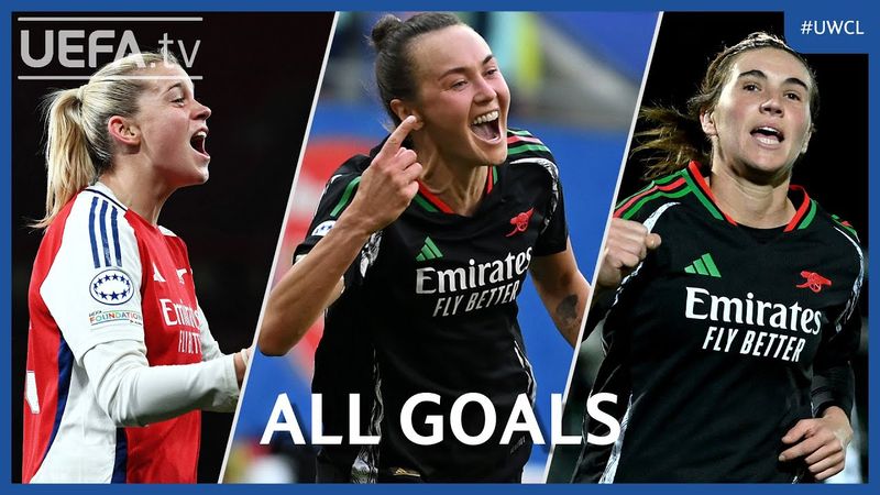 All ARSENAL 2024/25 GOALS to reach the #UWCL Final ⚽ | Russo, Foord, Caldentey...