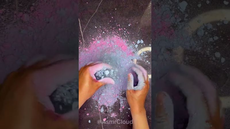 Pink & blue gym chalk reform 🩷💙