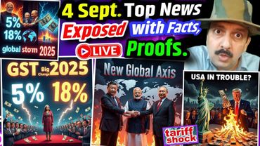 New GST Slabs Explained । Explained Russia India China Coming Together  । USA Dooming Economy Tariff