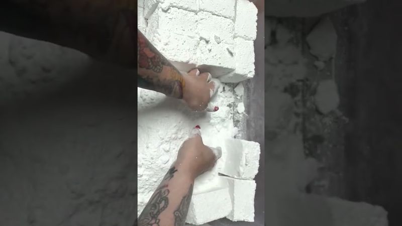 Powdery Homemade Chalk