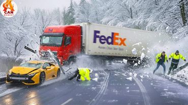 Urban Winter Nightmares Caught on Camera #9 - Extreme Dangerous Plow Truck Fails