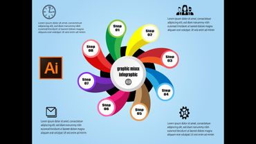infographic design by adobe illustrator - tutorial illustrator