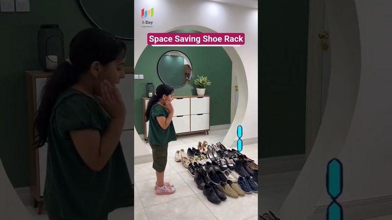 Space-Saving Shoe Rack 🥿👟 | Best Shoe Storage for an Organized Home #shoerack