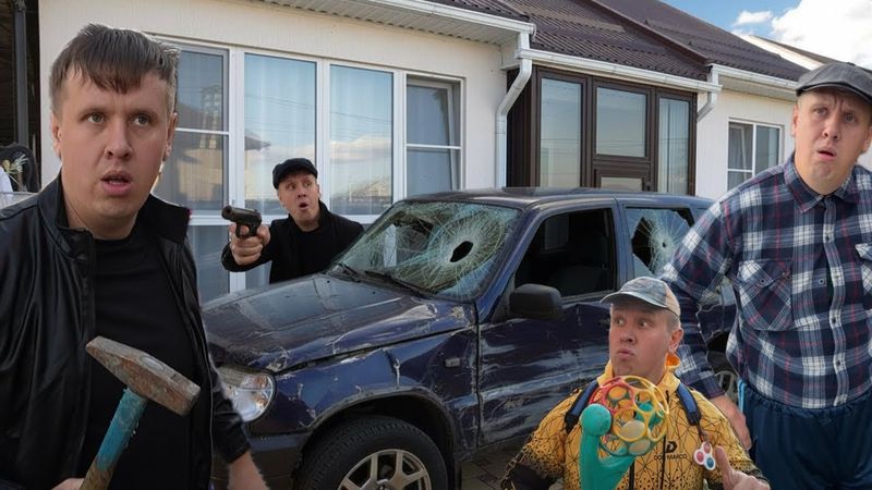 БАНДИТЫ РАЗБИЛИ НИВУ | Сериал БРАТИКИ - 199 Серия