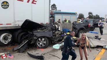 Incidenti stradali brutali del 2025 | Gli idioti in auto ottengono karma immediato #4