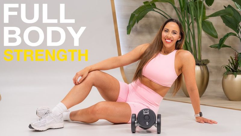 Dumbbell At-Home Full Body Workout! 30 Minutes, All Fitness Levels!
