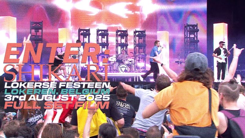 Enter Shikari - Live at Lokerse Feesten. Belgium. 3rd Aug 2025 (Full Set)