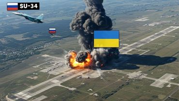 Российский Су-34 уничтожил украинский Су-25 ракетой Р-37М????