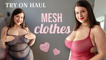 [4K] Tina Angel's Transparent Fashion Try-On: Bold & Beautiful Looks