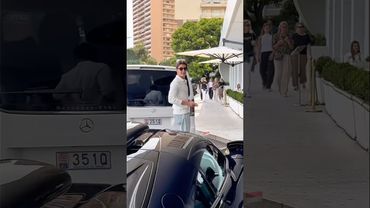 F1 driver with his car #mercedes #f1 #f1driver #monaco #montecarlo #luxury #rich #millionaire