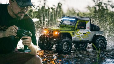 Rc Crawler Traxxas Trx-4 Defender D90 - Video Compilation