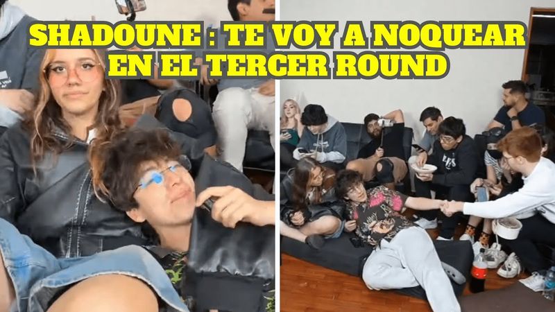 GLOGLO SE ACOMODA PARA EL ÚLTIMO COMBATE DE LA VELADA + SHADOUNE DICE QUE LE GANARÁ