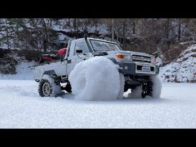 RC4WD(Trail Finder2 LWB Chassis) TOYOTA LAND CRUISER 70|LC70| Off-road Driving 4X4 RC Car No.9