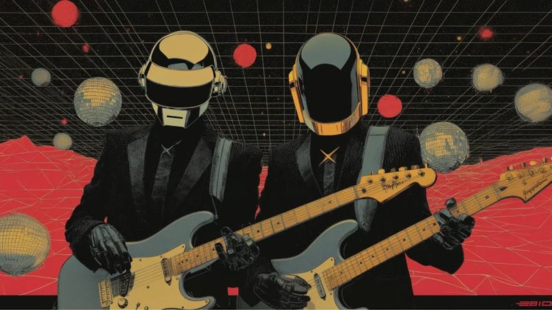 Daft Punk Midnight Matrix 🌙💿 | Chillwave, Synthwave, Retro Funk, Nu Disco, Electronic Playlist