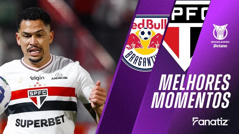 Red Bull Bragantino 2 x 2 São Paulo I Melhores momentos I Brasileirão 2025