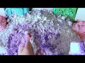 Soft pasted +plain fresh blocks mass crush /ODDLY satisfying/ asmr 💕