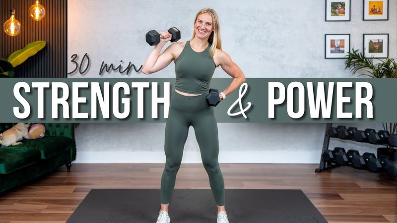 30 min. Full Body Strength, Power, & Abs Training