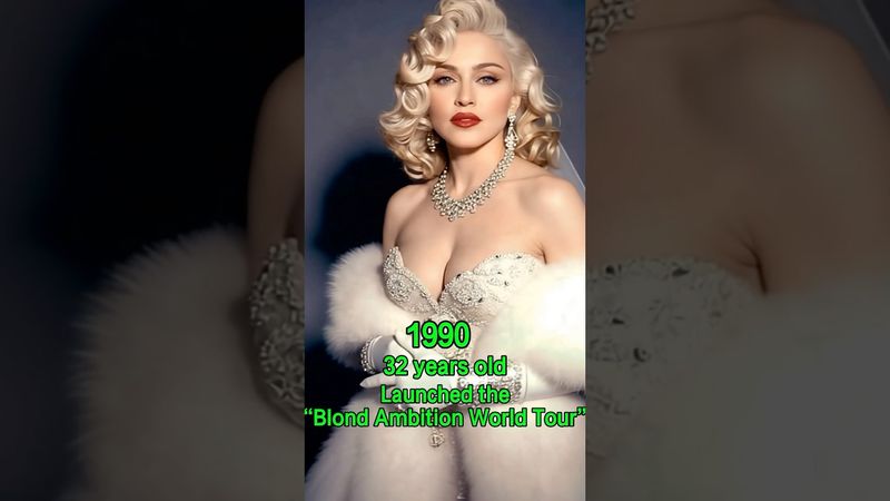 Madonna though the years #madonna #madonnaforever #thenandnow #music #ytshorts