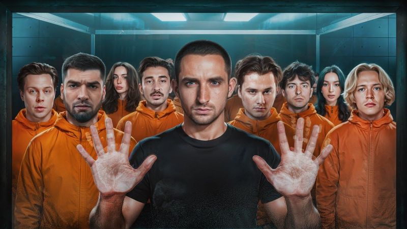 Кто Последний Выйдет Из Куба Заберёт 1 000 000 ! Запер 22 Знаменитости !