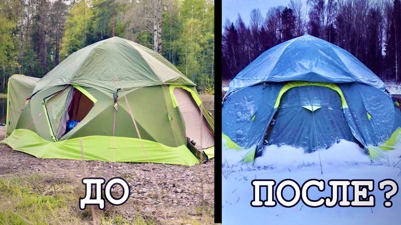 ОСТАВИЛИ ПАЛАТКУ НА 1 ГОД! Что с ней СТАЛО?! Рыбалка на поплавок.