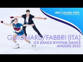 Charlene GUIGNARD / Marco FABBRI | Ice Dance Rhythm Dance | Angers 2025 | #GPFigure