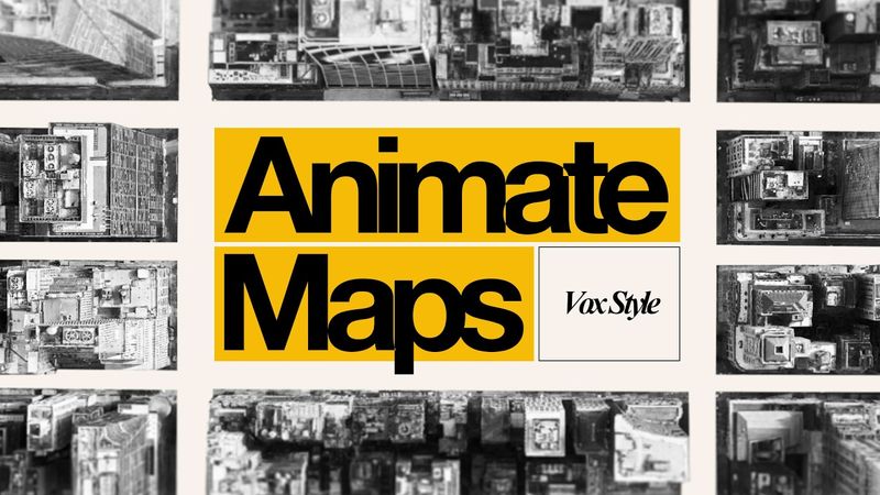 Easy Vox Style Map Animation (After Effects Tutorial)