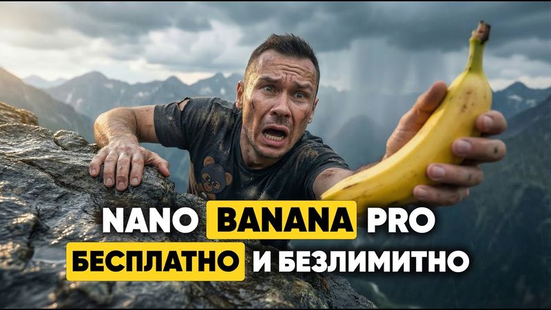 Скрытые фишки Nano Banana Pro + как пользоваться БЕСПЛАТНО!