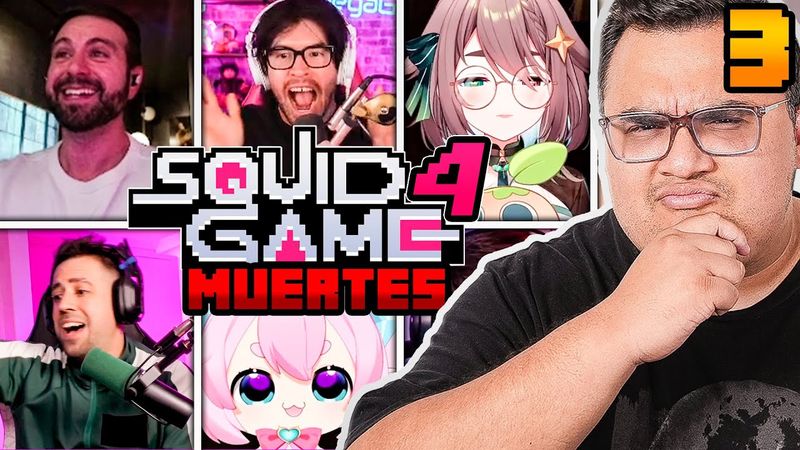 ELDED REACCIONA A LAS MU3RT3S EN LOS SQUIDCRAFT GAMES 4 DIA 3