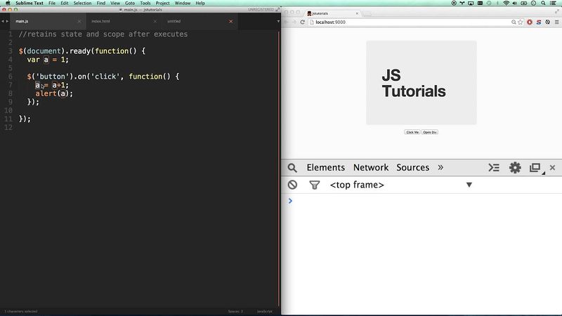 Javascript Closures Tutorial - What makes Javascript Weird...and Awesome Pt 3
