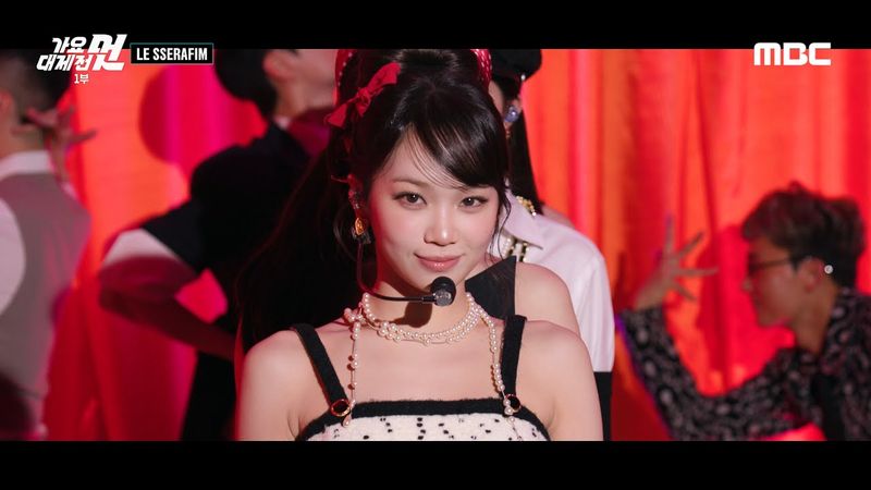 [2025 MBC 가요대제전 4K감독판] LE SSERAFIM (르세라핌) - HOT + Come Over, MBC 251231 방송