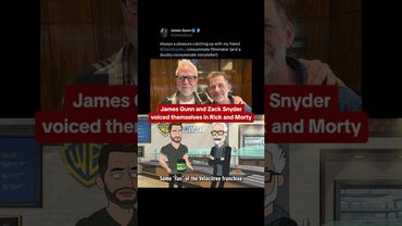 James Gunn and Zack Snyder as themselves in Rick and Morty