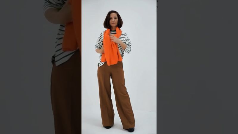 Вяжем шарф 10 способов #shorts