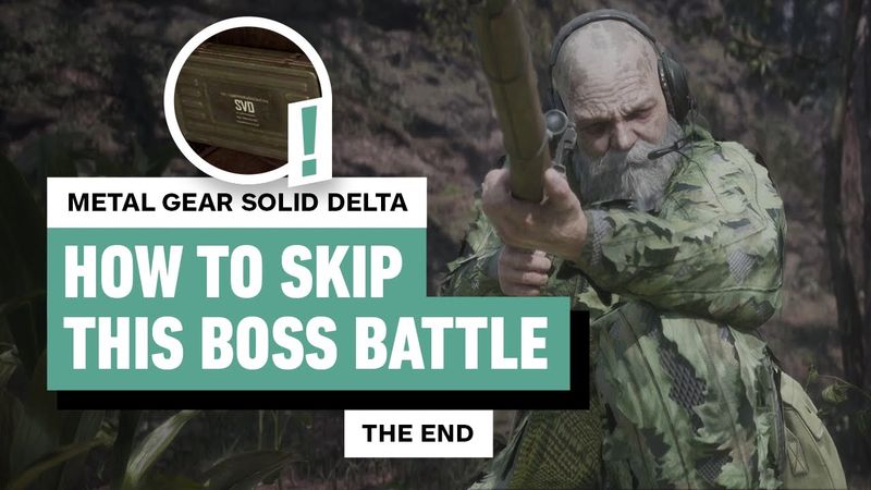 Metal Gear Solid Delta - How to Skip “The End” Boss Battle