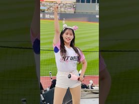팔 반동이 마사지건 수준 #이서윤 #이서윤치어리더#ktwiz #kt위즈 #kt위즈치어리더