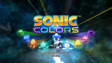 Sonic Colors - Title Screen