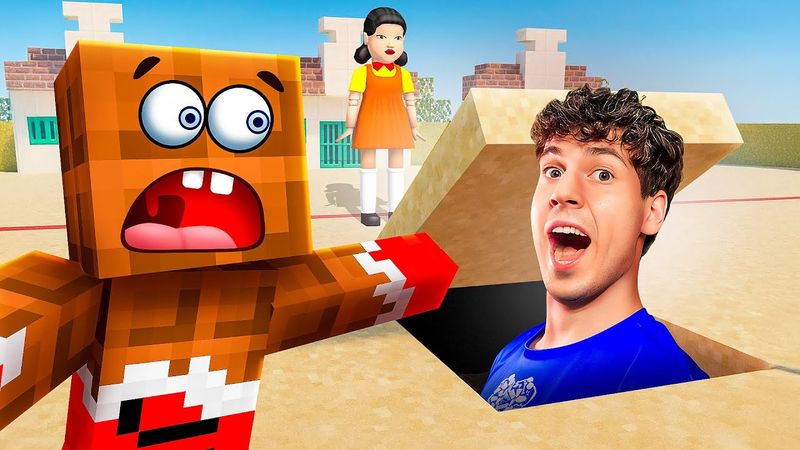 МЫ НАШЛИ СЕКРЕТНЫЙ ПРОХОД ИГРЫ В КАЛЬМАРА 3 В МАЙНКРАФТ!